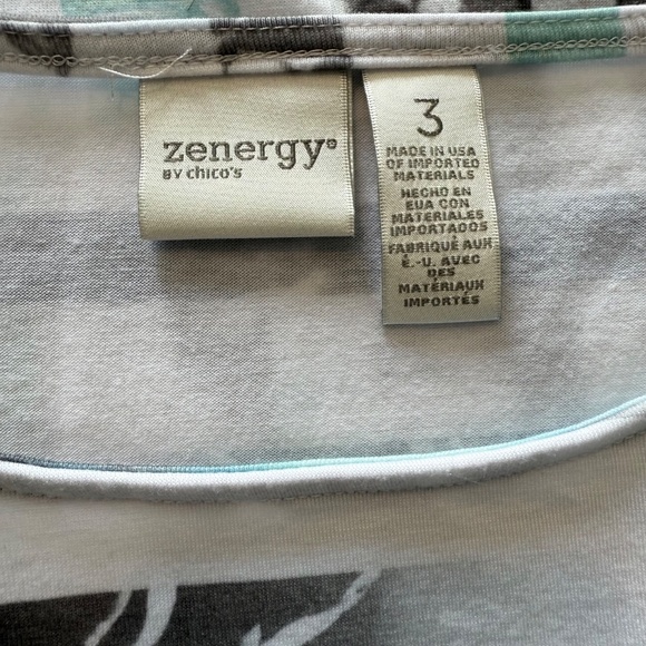 BUY 2 ITEMS & GET 1 FREE: Chico’s Asymmetrical Tunic Top Sz 16 (XL) - Picture 5 of 8